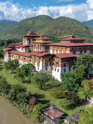 Punakha Dzong from southside DOT AA Original Bhutan Travels (1)