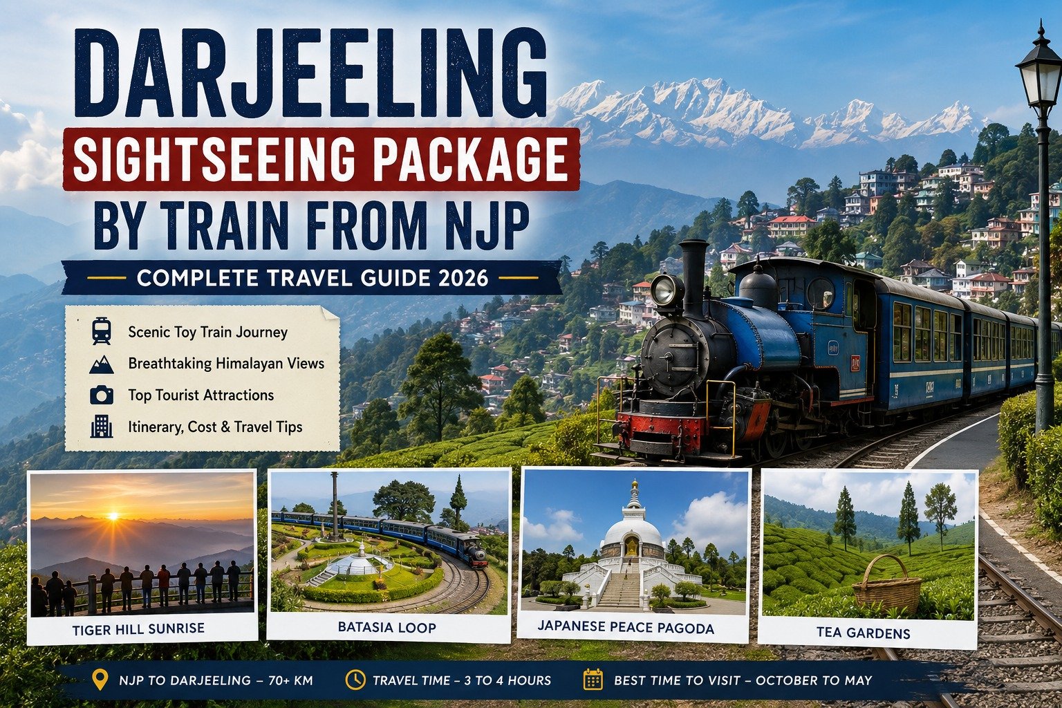 Darjeeling Sightseeing Package by Train from NJP: Complete Travel Guide